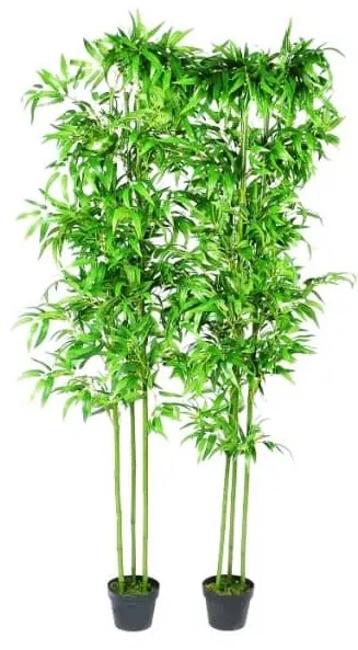 vidaXL Set 2 plante bambus artificiale decorațiune casă 190 cm
