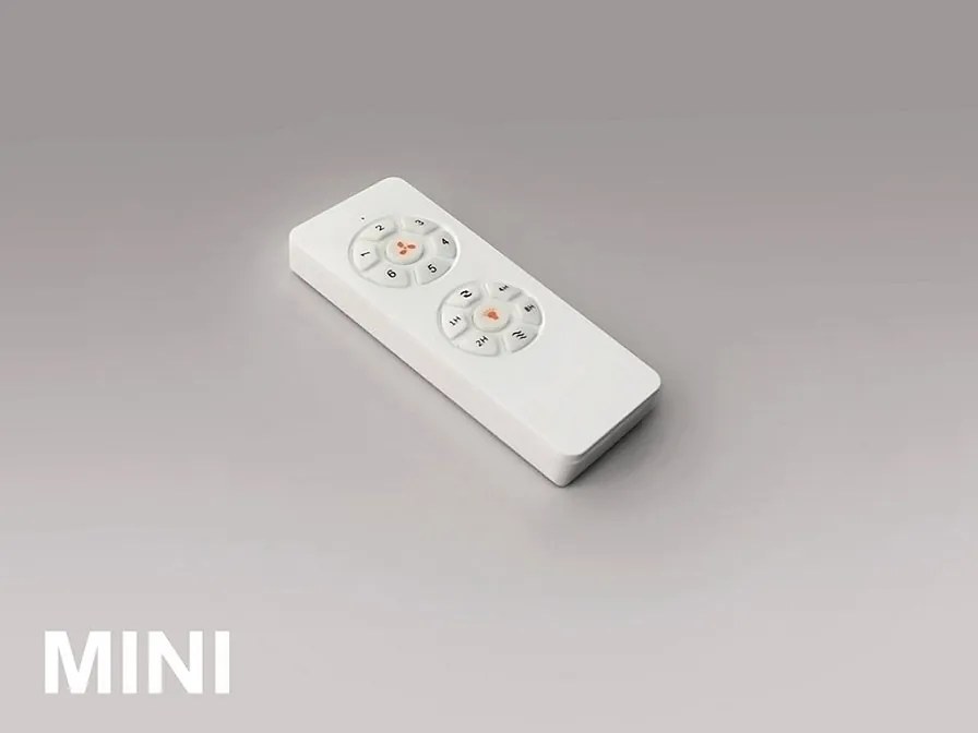 Lustra LED cu Ventilator si telecomanda Siroco MINI negru/nuc