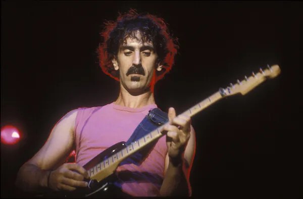 Fotografie Portrait of rock musician Frank Zappa, 1982