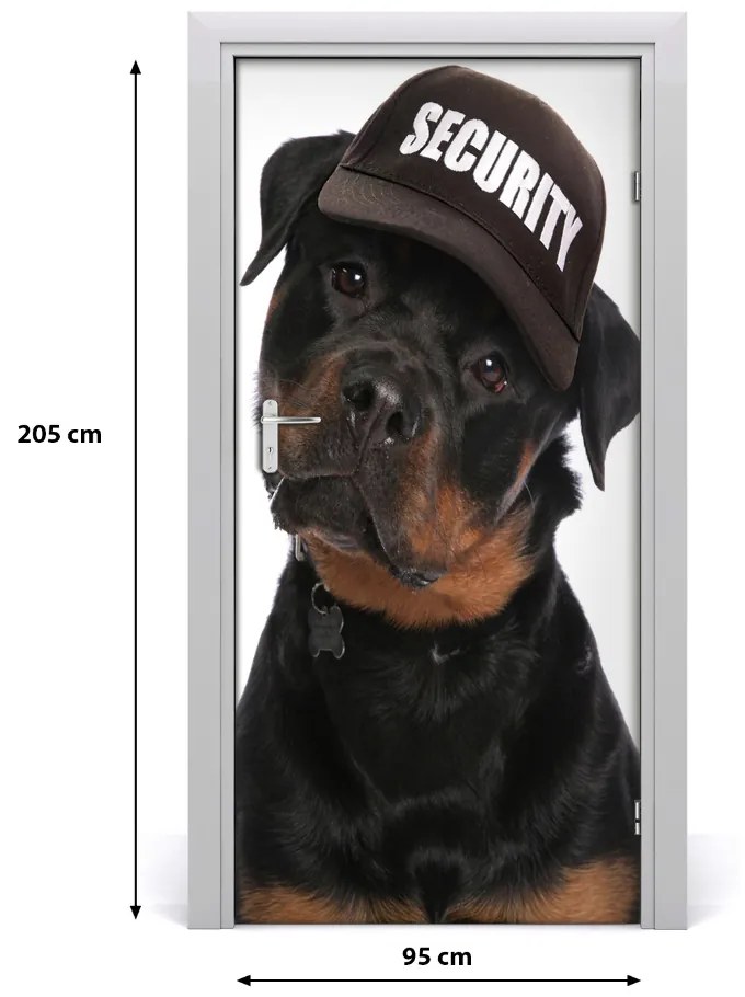 Autocolante pentru usi Rottweiler