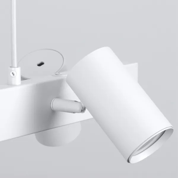 Brilagi - Lustra LED RGBW reglabilă pe cablu SELE 4xGU10/6,5W/230V albă