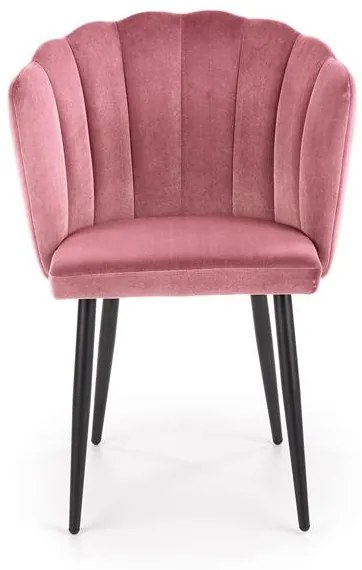 Scaun K386 velvet roz