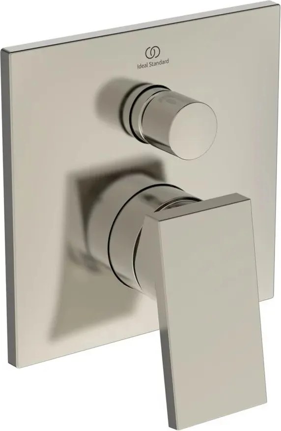 Baterie cada - dus incastrata Ideal Standard Atelier Extra argintiu Silver Storm fara corp ingropat