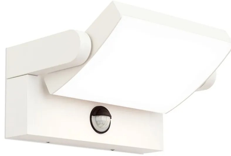 Aplica LED reglabila de exterior cu senzor de miscare IP54 GINGE alba