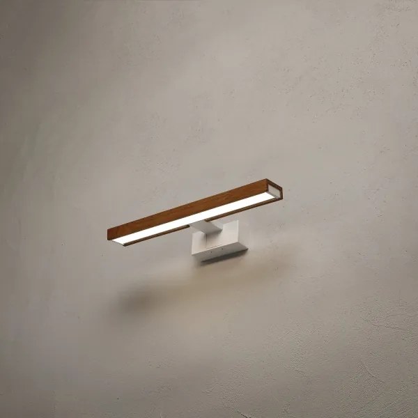 Brilagi - Iluminare LED pentru oglindă de baie 3-în-1 WOODY MIRROR LED/8W/230V IP44 alb/stejar cireș