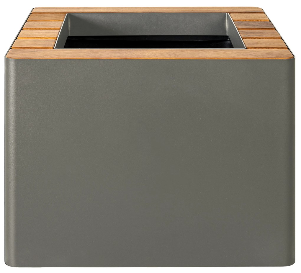 Giveci de flori cu auto-irrigare WOODGREEN, diferite variante - Hobby Flower Culoare: kaki/lămâie naturală