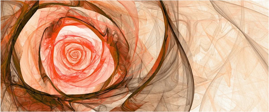 Tablou - Trandafir sufletului artistic (120x50 cm)