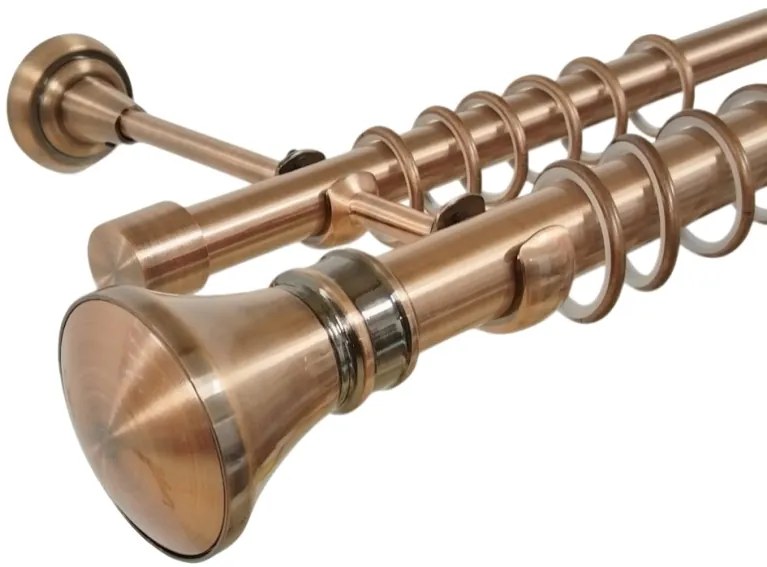 Galerie dubla LUXOR CUPRU dubla 25/19 - PRINDERE PERETE (Alege marime: 200 cm)