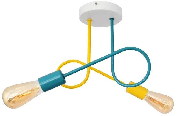 Lustră aplicată pentru copii OXFORD 2xE27/15W/230V