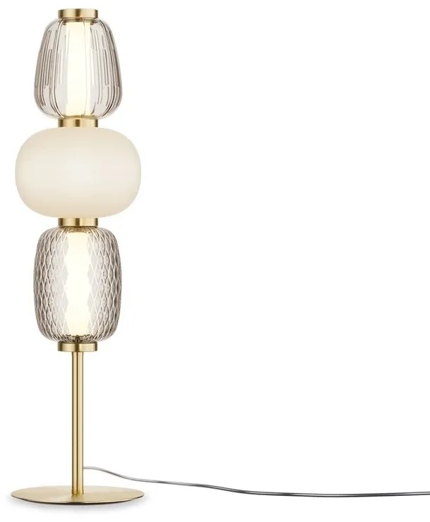 Veioza LED design modern decorativ Pattern auriu