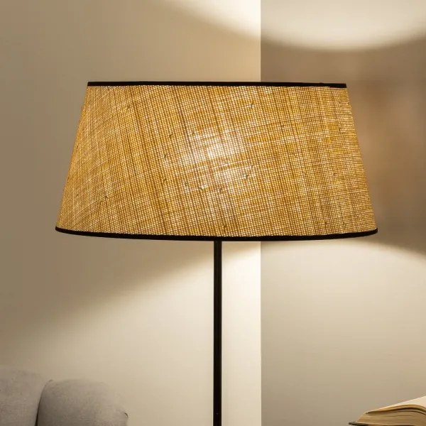 Lampă de podea LED CERIA Brilagi, 1xE27/40W/230V, Ø 50 cm, bej/negru