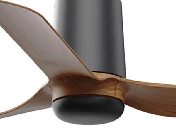 Ventilator de tavan FARO 33835WT MINI PUNT TUB S maro/negru d. 90 cm WT + telecomandă