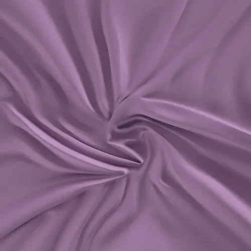 Kvalitex Cearșaf din satin cu elastic violet, 120x 200 cm, 120 x 200 cm