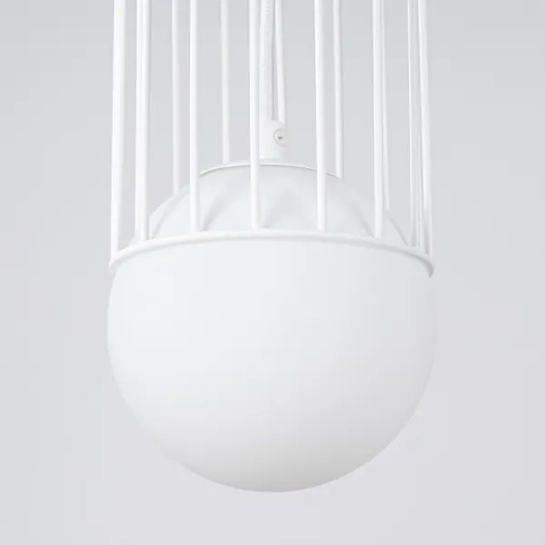 Lustră pe cablu Sollux SL.1331 BRINA 1xG9/8W/230V alb