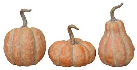 Dovleac decorativ Pumpkin portocaliu - modele diverse