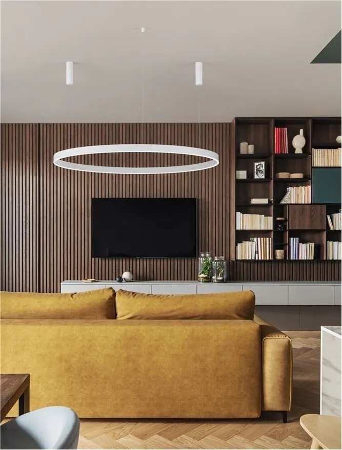 Lustra LED dimabila design circular MOTIF D-150cm