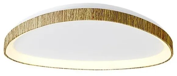 Plafoniera LED cu telecomanda NISEKO II Triangular Wood 38W
