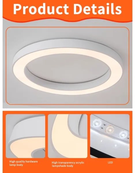 Plafonieră LED dimabilă PASTEL LED/68W/230V 95 cm alb Tuya Immax NEO 07213L + telecomandă