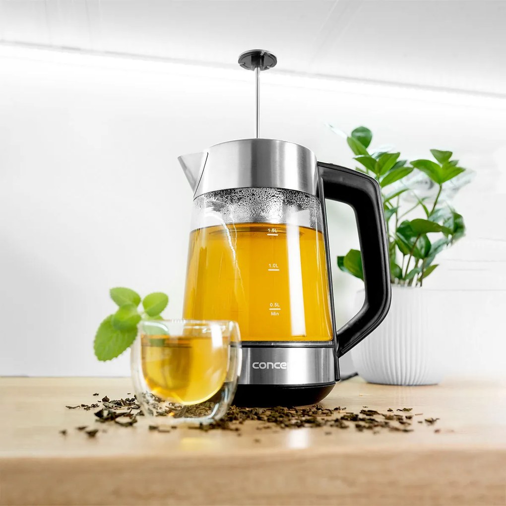 Fierbător Concept RK4190 cu control al temperaturii 1,7 l