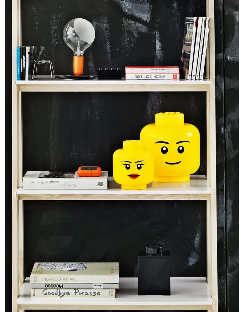 Cutie depozitare LEGO® Silly L, galben