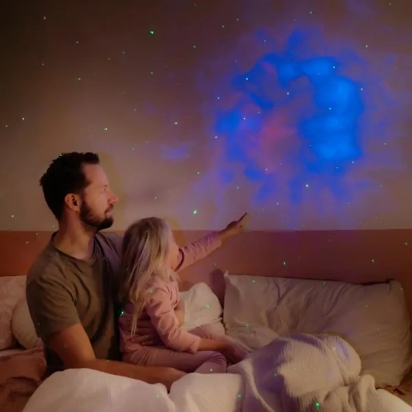 Retlux - Proiector LED pentru copii 230V astronaut 12,5 cm + telecomandă