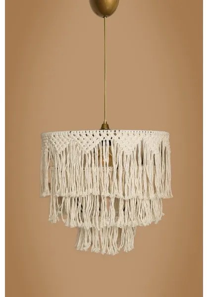 Pendul pe cablu RIMINI 1xE27/40W/230V, crem