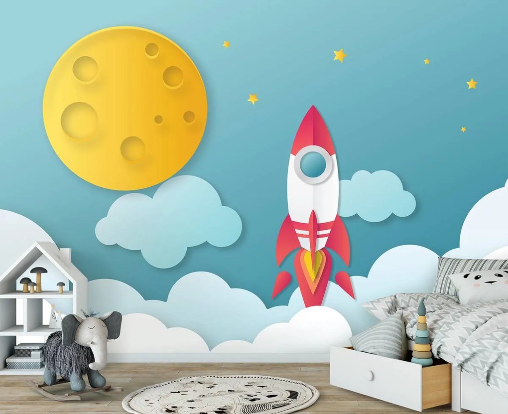 Fototapet - Universul pentru copii (254x184 cm)