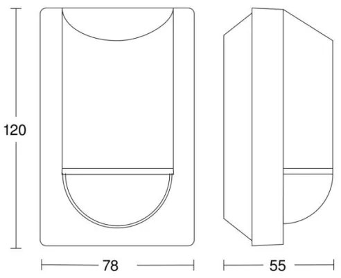 Steinel 034702 - Senzor de mișcare de exterior ECO IP54 negru