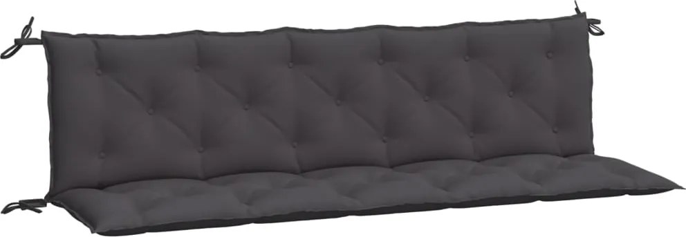 vidaXL Perne bancă de grădină 2 buc., antracit, țesătură oxford