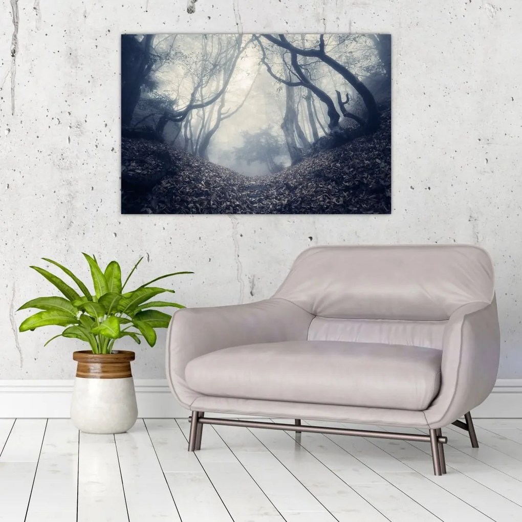 Tablou - Pădurea în ceață (90x60 cm)
