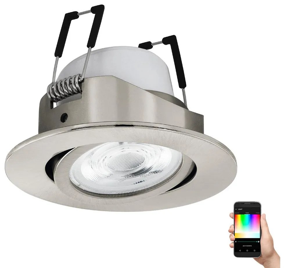 Corp de iluminat LED RGBW încastrat dimabil SALICETO-Z LED/5W/230V Eglo 99672