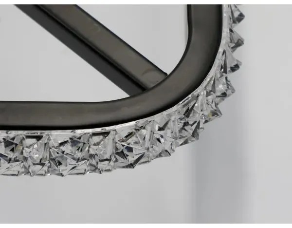 Plafonieră LED dimabilă LED/70W/230V 3000-6500K negru + telecomandă