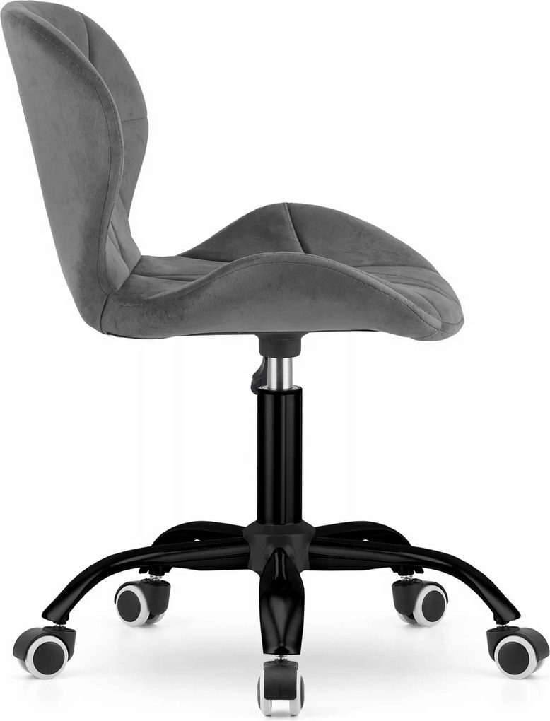 OFERTA Scaun de birou gri NOTO VELVET II. calitate