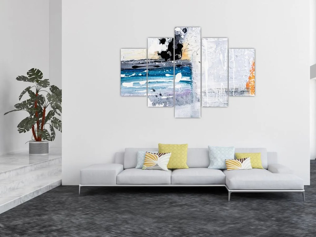 Tablou - Atingeri abstracte (150x105 cm)