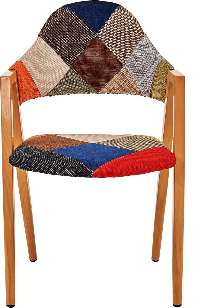 Scaun Patchwork Classic, multicolor, 58x53x81 cm