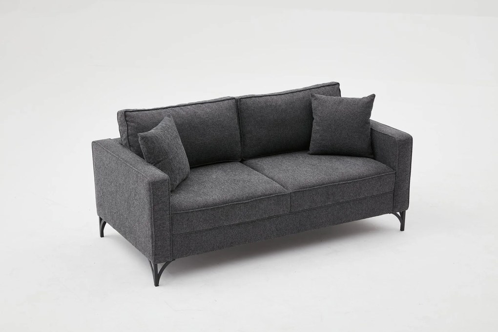 Canapea Berlin - Anthracite, Black