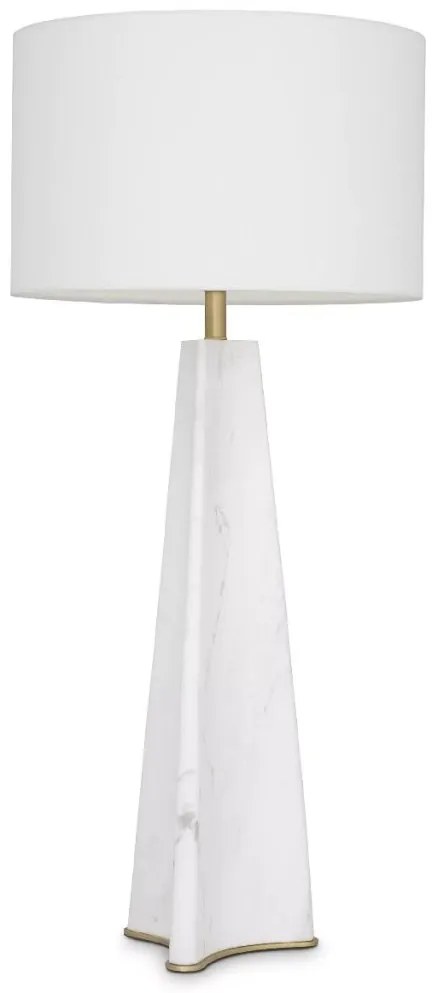 Veioza, Lampa de masa LUX cu baza din marmura Benson