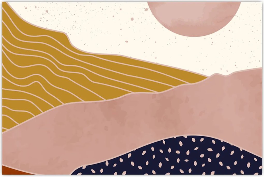 Tablou - Muntele de design Spacefrog N⁰3 (90x60 cm)