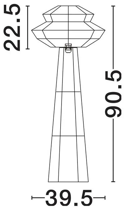 Lampa de podea design natural NUA