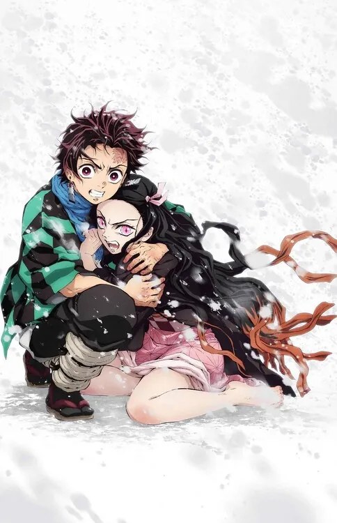 Poster Demon Slayer - Tanjiro & Nezuko