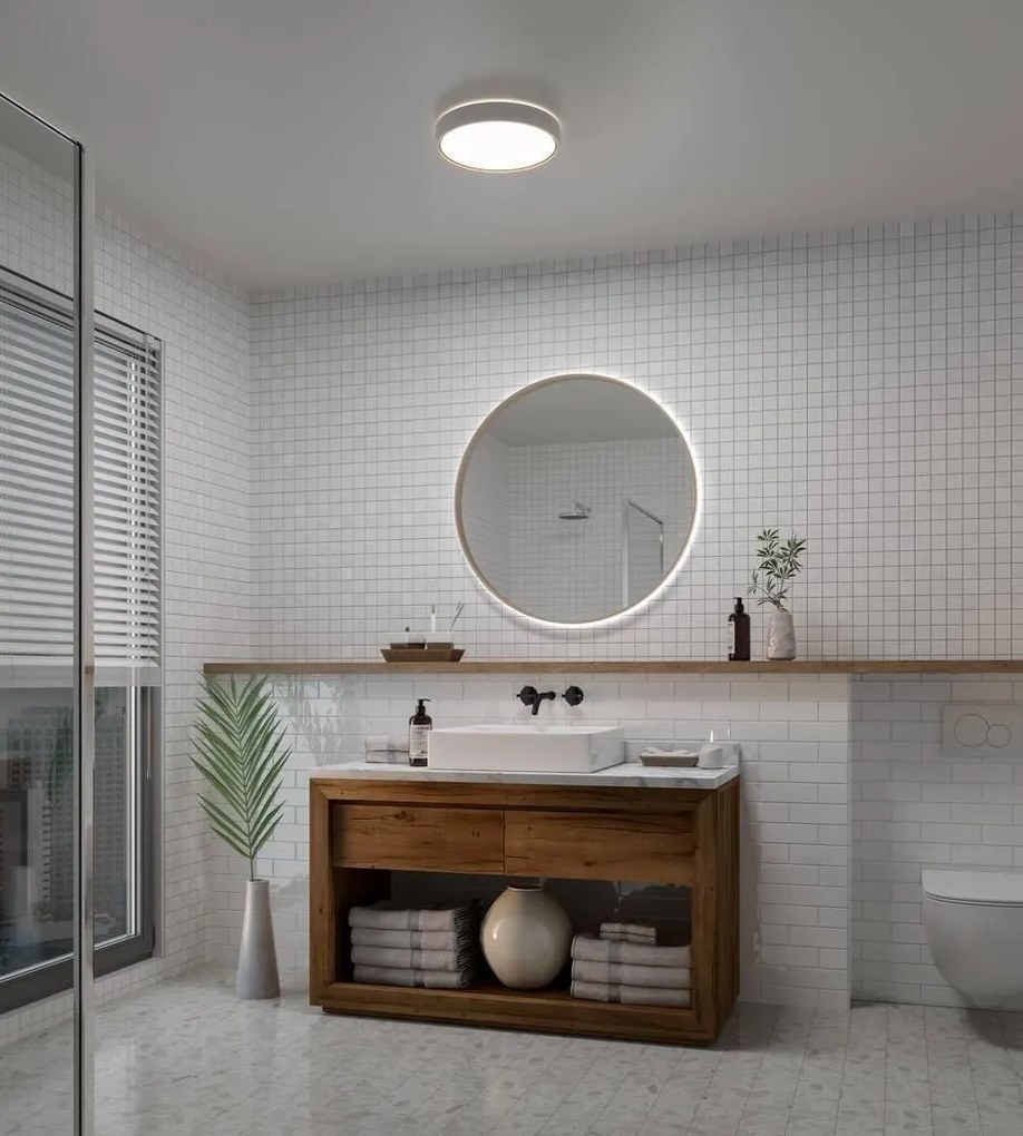 Plafoniera LED design minimalist IP44 Noxy 3000-4000K 2015356101 NL