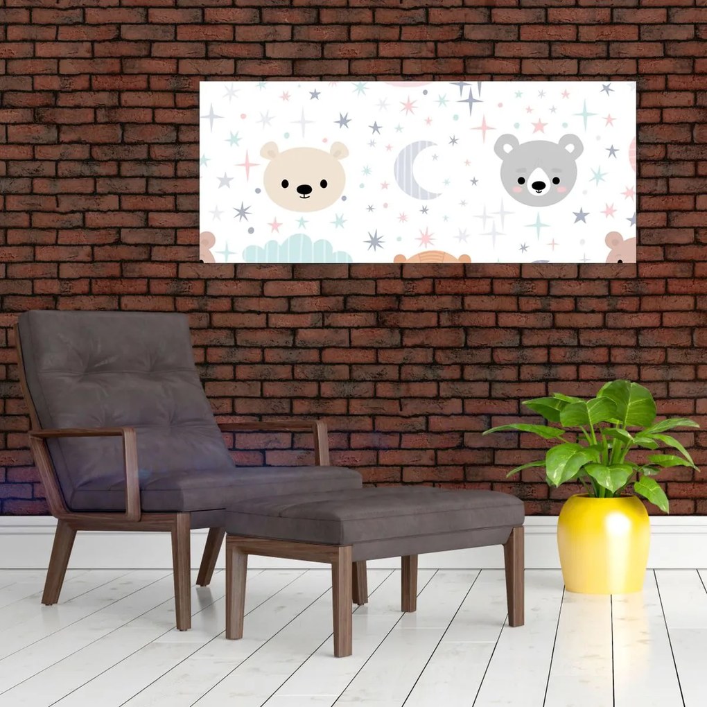 Tablou - Noapte bună. (120x50 cm)
