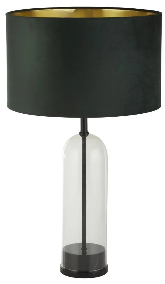 Veioza/Lampa de masa design decorativ Oxford negru, verde