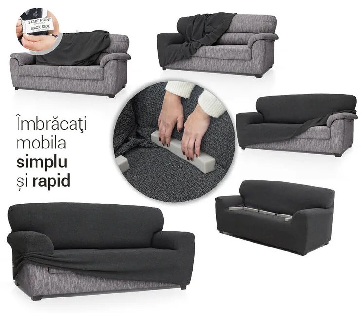 Huse super elastice HARMONIA tutunului taburet (40 - 60 cm)
