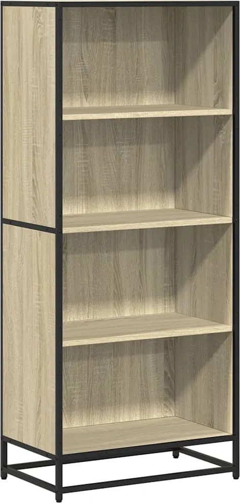 vidaXL Bibliotecă, stejar sonoma, 60x35x139 cm, lemn prelucrat