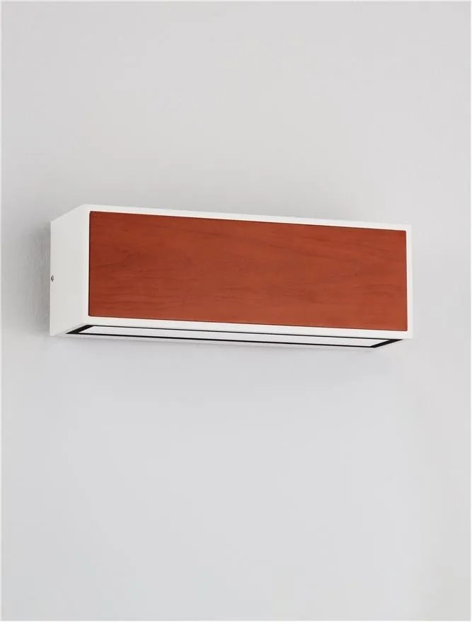 Aplica LED de exterior solara cu senzor de miscare IP65 BROWN