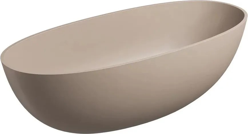 Cada freestanding compozit Omnires Shell M+ finisaj bej dune mat 175x78 cm