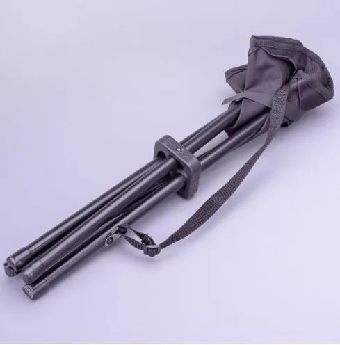 Garthen Scaun pliabil de camping, negru