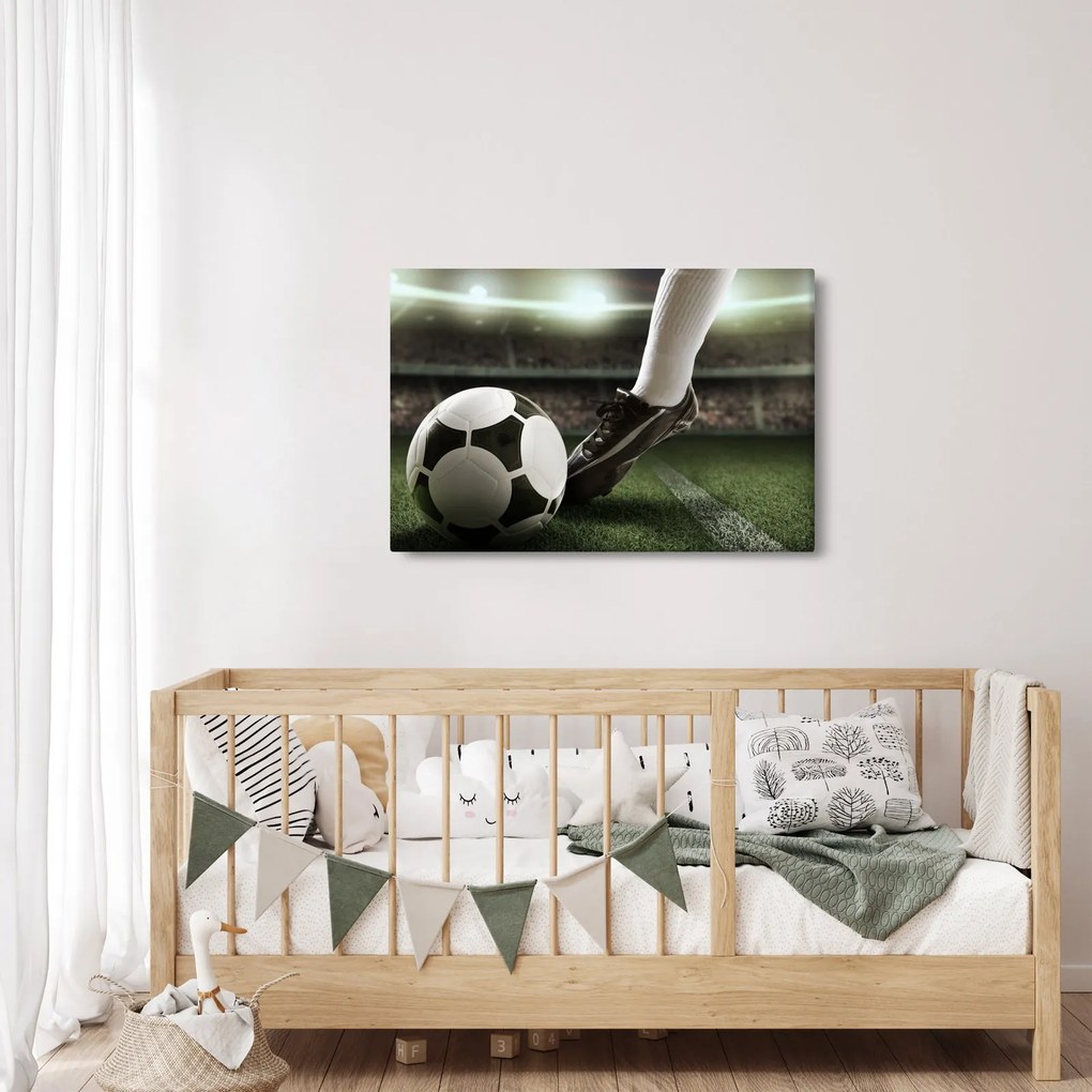 Tablou - Minge de fotbal (90x60 cm)