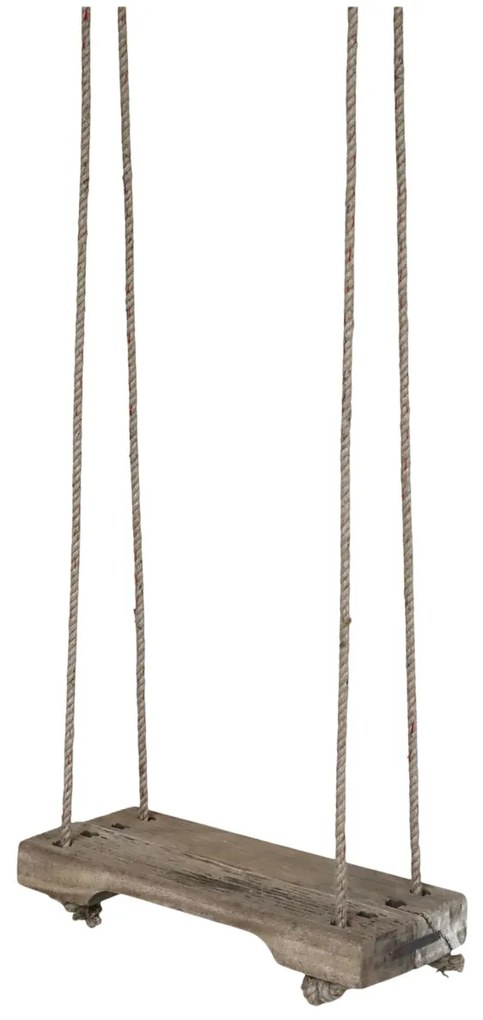 Raft din lemn, cu franghie de iuta, pentru decor, Tall Grimaud